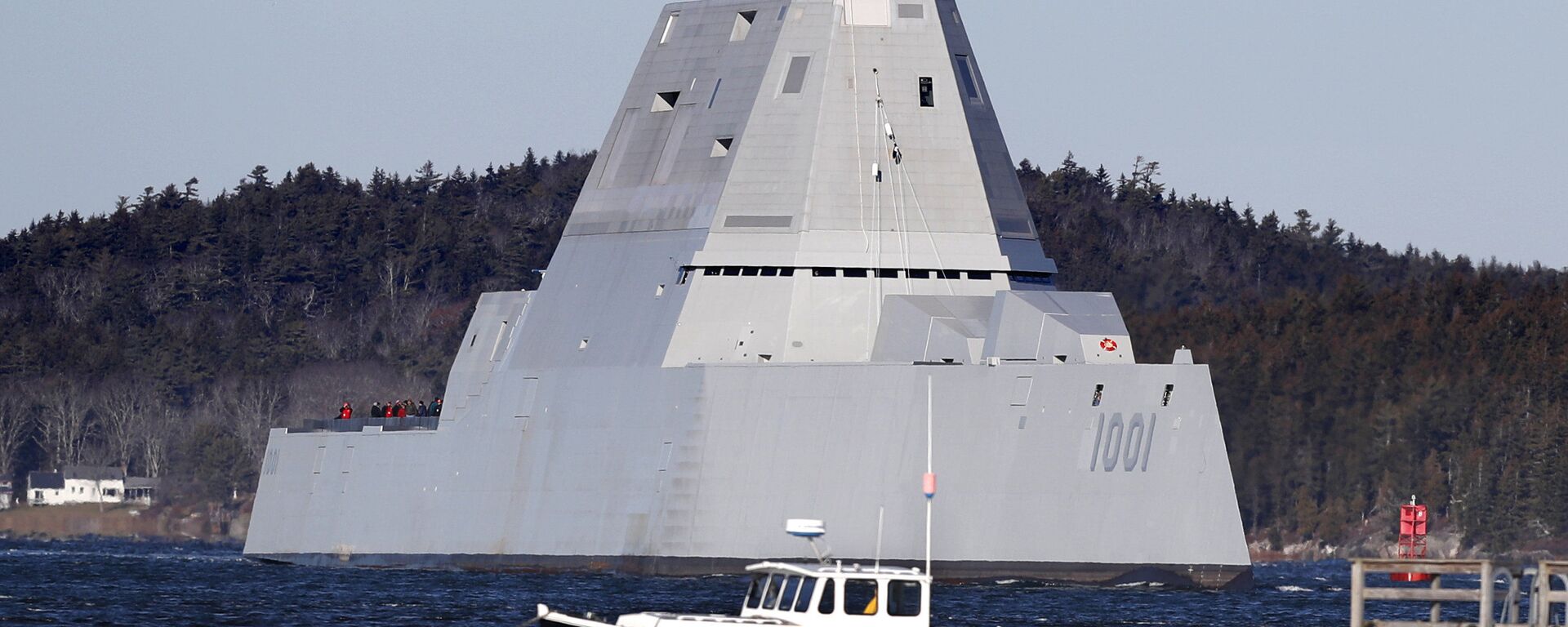 Tàu khu trục USS Michael Monsoor lớp Zumwalt của Hải quân Hoa Kỳ. - Sputnik Việt Nam, 1920, 22.10.2020