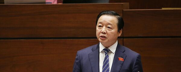 Bộ trưởng Bộ Tài nguyên và Môi trường Trần Hồng Hà báo cáo, làm rõ một số vấn đề đại biểu Quốc hội nêu Bộ trưởng Bộ Tài nguyên và Môi trường Trần Hồng Hà báo cáo, làm rõ một số vấn đề đại biểu Quốc hội nêu - Sputnik Việt Nam