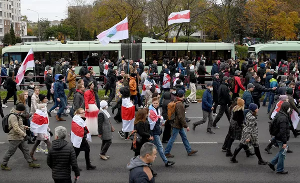 Belarus: Phe đối lập tổ chức tuần hành ở trung tâm Minsk Belarus: Phe đối lập tổ chức tuần hành ở trung tâm Minsk - Sputnik Việt Nam