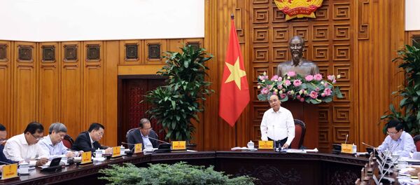 Thủ tướng Nguyễn Xuân Phúc chủ trì họp Thường trực Chính phủ về triển khai Dự án đường sắt đô thị Cát Linh- Hà Đông - Sputnik Việt Nam