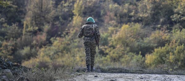 Lính Armenia ở Nagorno-Karabakh - Sputnik Việt Nam