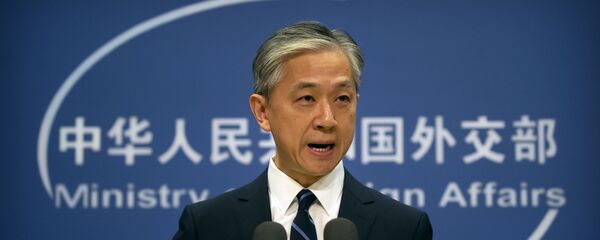 Phát ngôn viên Bộ Ngoại giao Wang Wenbin. Phát ngôn viên Bộ Ngoại giao Wang Wenbin. - Sputnik Việt Nam