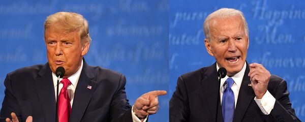 Ảnh ghép Donald Trump và Joe Biden - Sputnik Việt Nam