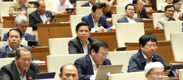Đại biểu Quốc hội dự phiên họp. Đại biểu Quốc hội dự phiên họp. - Sputnik Việt Nam