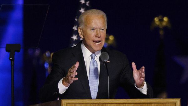 Ứng cử viên tổng thống đảng Dân chủ Joe Biden - Sputnik Việt Nam