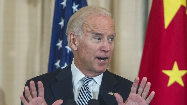 Joe Biden trong cuộc hội đàm với Tập Cận Bình. - Sputnik Việt Nam