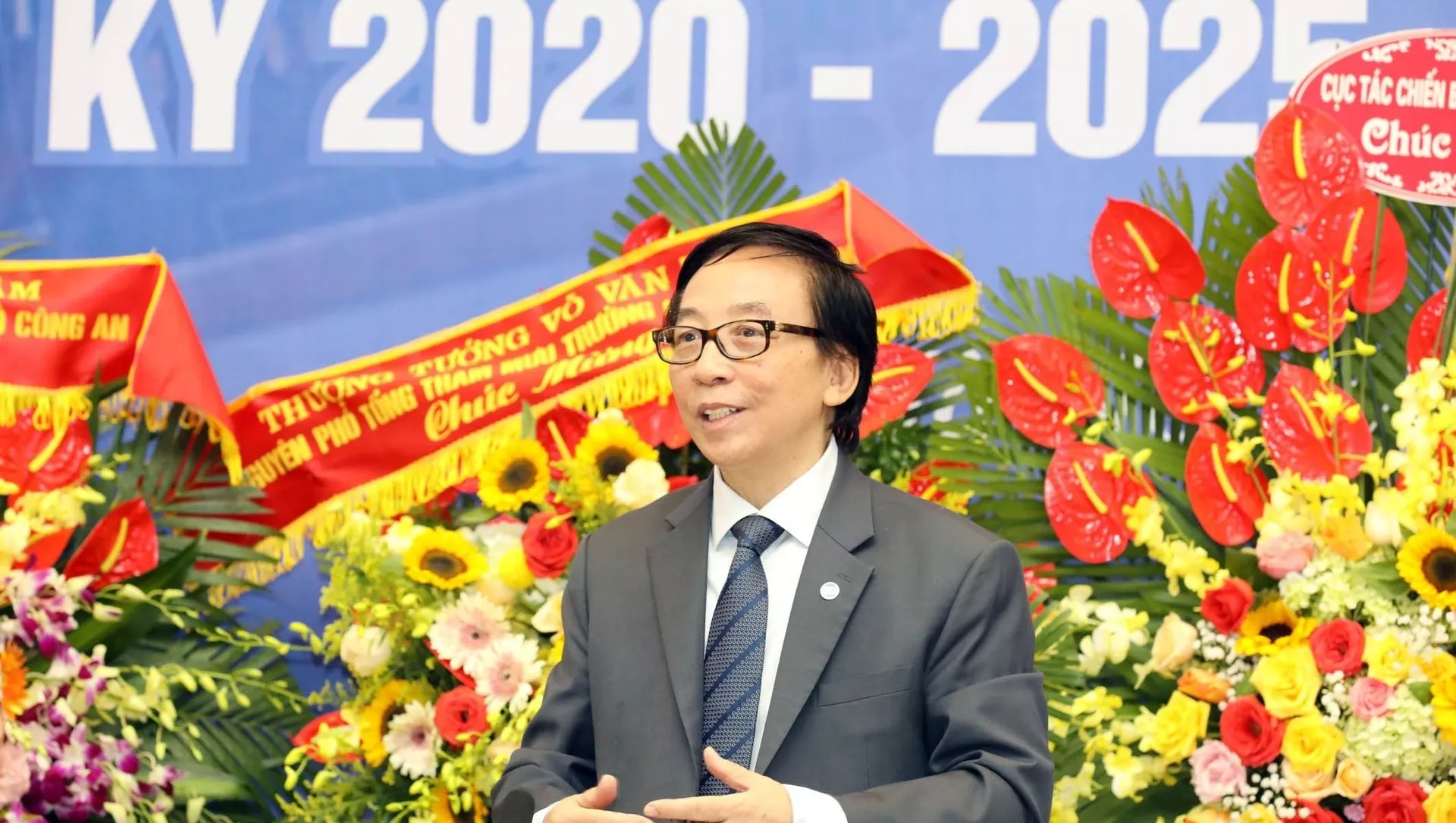 PGS.TS Phạm Ngọc Lãng, Phó Chủ tịch Hội Hàng không – Vũ trụ Việt Nam phát biểu.