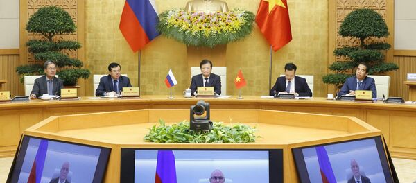 Phó Thủ tướng Trịnh Đình Dũng phát biểu. Phó Thủ tướng Trịnh Đình Dũng phát biểu. - Sputnik Việt Nam