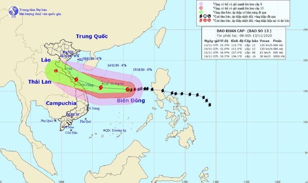 Bão số 13 Vamco nguy hiểm, nhiều tỉnh miền Trung Việt Nam phải sơ tán dân - Sputnik Việt Nam