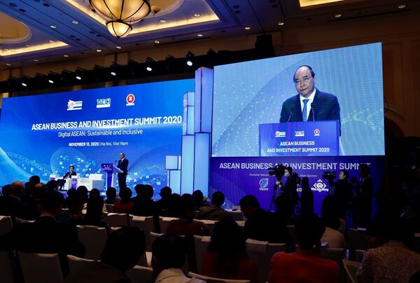 Thượng đỉnh Kinh doanh và Đầu tư ASEAN BIS 2020: Cơn thức tỉnh sau cú sốc Covid-19 Thượng đỉnh Kinh doanh và Đầu tư ASEAN BIS 2020: Cơn thức tỉnh sau cú sốc Covid-19 - Sputnik Việt Nam
