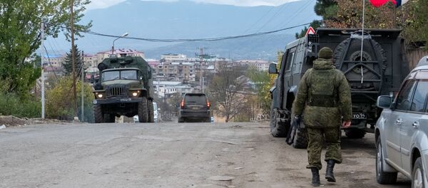 Lực lượng gìn giữ hòa bình Nga ở Nagorno-Karabakh - Sputnik Việt Nam