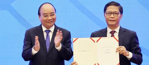 Thủ tướng Nguyễn Xuân Phúc, Chủ tịch ASEAN 2020 chứng kiến Lễ ký Hiệp định Đối tác Kinh tế Toàn diện Khu vực RCEP. - Sputnik Việt Nam