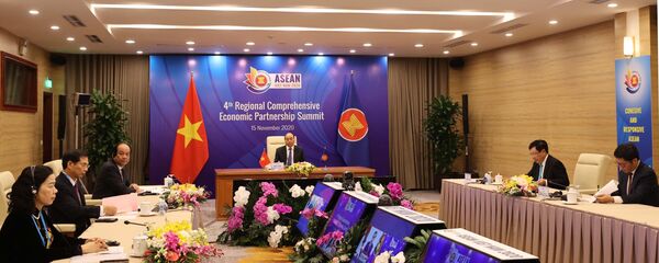 ASEAN 2020: Hội nghị Cấp cao Hiệp định Đối tác Kinh tế Toàn diện Khu vực (RCEP) lần thứ 4. - Sputnik Việt Nam