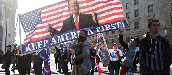 Những người ủng hộ Donald Trump ở Washington Những người ủng hộ Donald Trump ở Washington - Sputnik Việt Nam