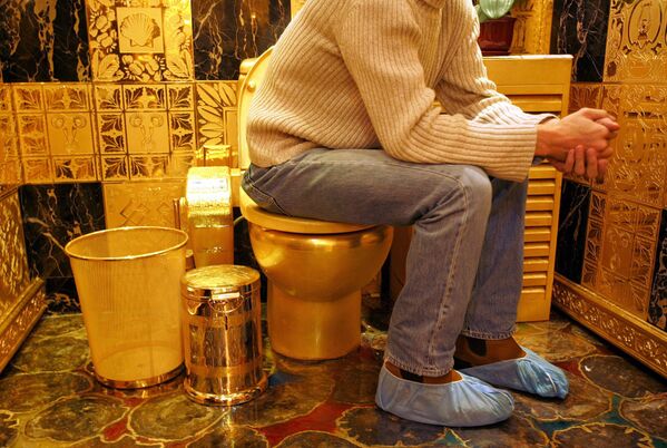 Toilet nạm đá quý ở Hồng Kông - Sputnik Việt Nam