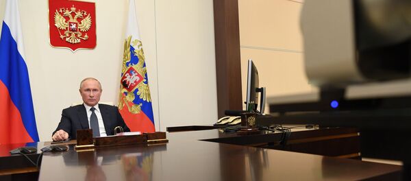 Tổng thống Nga V.Putin họp về nhiệm vụ gìn giữ hòa bình của Nga tại Nagorno-Karabakh - Sputnik Việt Nam