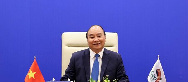 Thủ tướng Nguyễn Xuân Phúc phát biểu. Thủ tướng Nguyễn Xuân Phúc phát biểu. - Sputnik Việt Nam