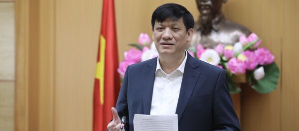 Bộ trưởng Bộ Y tế Nguyễn Thanh Long phát biểu. - Sputnik Việt Nam