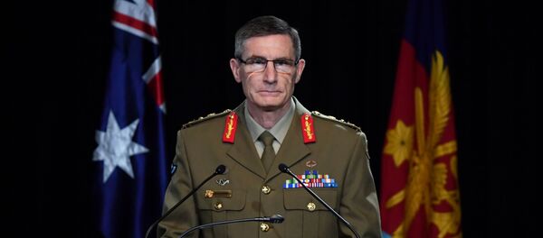 Chỉ huy Lực lượng Vũ trang Australia Angus Campbell trình bày báo cáo về tội ác chiến tranh của binh sĩ nước này ở Afghanistan - Sputnik Việt Nam