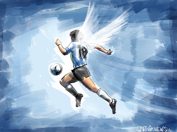 Nhớ mãi không bao giờ quên Bàn tay của Chúa: Huyền thoại Diego Maradona đã qua đời Nhớ mãi không bao giờ quên Bàn tay của Chúa: Huyền thoại Diego Maradona đã qua đời - Sputnik Việt Nam