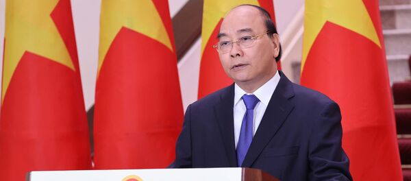 Thủ tướng Nguyễn Xuân Phúc biểu chúc mừng Hội chợ Hội chợ Trung Quốc - ASEAN (CAEXPO) lần thứ 17 sẽ được tổ chức bằng hình thức trực tuyến vào ngày 27/11/2020. - Sputnik Việt Nam