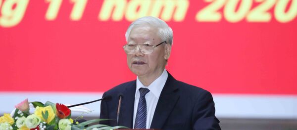 Tổng Bí thư, Chủ tịch nước Nguyễn Phú Trọng phát biểu chỉ đạo Hội nghị. - Sputnik Việt Nam