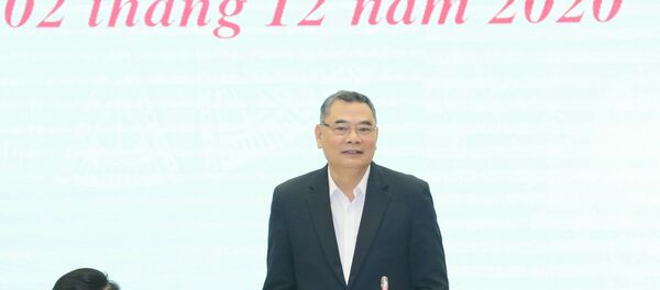 Thiếu tướng Tô Ân Xô, Chánh Văn phòng Bộ Công an trả lời câu hỏi của phóng viên - Sputnik Việt Nam