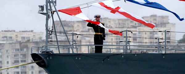 Quân nhân trên tàu thuộc Hạm đội Biển Đen của Hải quân Nga ở Sevastopol - Sputnik Việt Nam