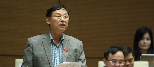 Đại biểu Quốc hội thành phố Hà Nội Nguyễn Hữu Chính phát biểu. - Sputnik Việt Nam