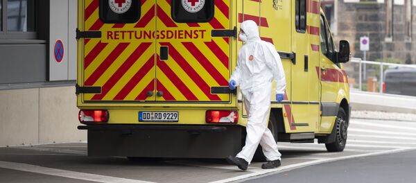 Xe cứu thương ở Dresden, Đức. - Sputnik Việt Nam