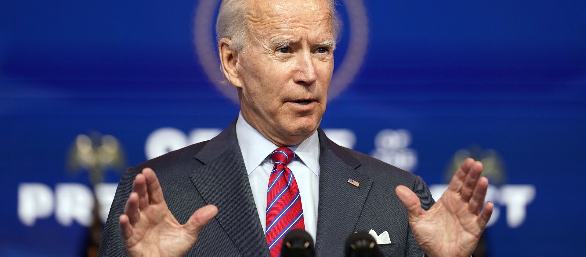 Tổng thống đắc cử Joe Biden phát biểu tại Wilmington, Delaware - Sputnik Việt Nam, 1920, 25.01.2021