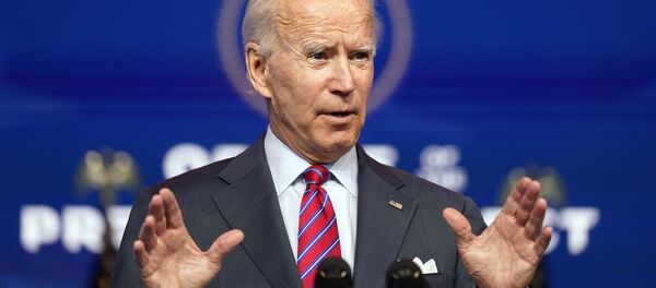 Tổng thống đắc cử Joe Biden phát biểu tại Wilmington, Delaware Tổng thống đắc cử Joe Biden phát biểu tại Wilmington, Delaware - Sputnik Việt Nam