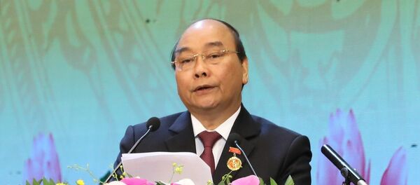 Thủ tướng Nguyễn Xuân phúc phát biểu khai mạc Đại hội Thi đua yêu nước toàn quốc lần thứ X. - Sputnik Việt Nam