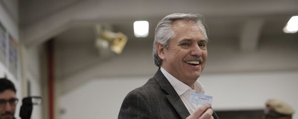 Tổng thống Argentina Alberto Fernandez Tổng thống Argentina Alberto Fernandez - Sputnik Việt Nam