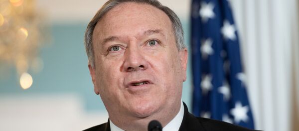 Ngoại trưởng Hoa Kỳ Mike Pompeo phát biểu với giới truyền thông tại Washington, D.C., Hoa Kỳ, ngày 24 tháng 11 năm 2020. - Sputnik Việt Nam