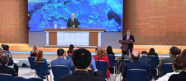 Cuộc họp báo lớn của Tổng thống Vladimir Putin Cuộc họp báo lớn của Tổng thống Vladimir Putin - Sputnik Việt Nam