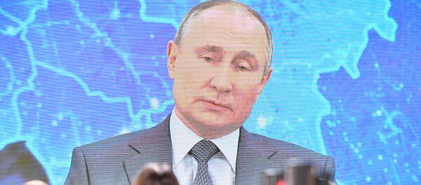 Сuộc họp báo lớn сủa Tổng thống Nga Vladimir Putin - Sputnik Việt Nam