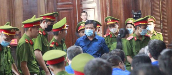 Bị cáo Đinh La Thăng tại phiên tòa. - Sputnik Việt Nam