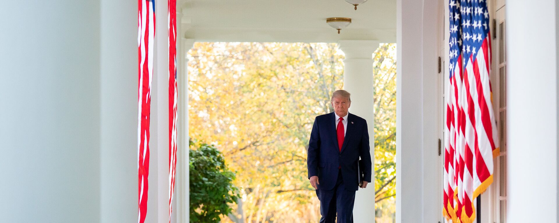 Tổng thống Donald Trump tại Nhà Trắng ở Washington, Mỹ Tổng thống Donald Trump tại Nhà Trắng ở Washington, Mỹ - Sputnik Việt Nam, 1920, 24.02.2021