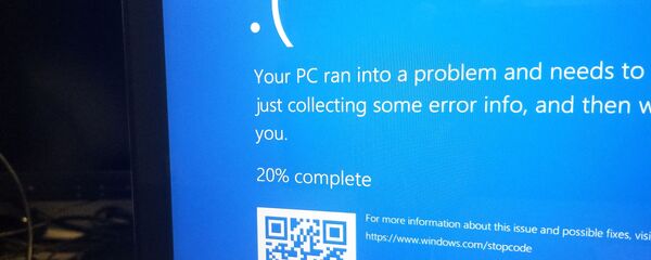 Màn hình xanh chết chóc trên màn hình máy tính - Sputnik Việt Nam