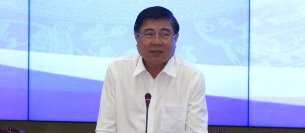 Chủ tịch UBND TP. Hồ Chí Minh Nguyễn Thành Phong phát biểu tại hội nghị Chủ tịch UBND TP. Hồ Chí Minh Nguyễn Thành Phong phát biểu tại hội nghị - Sputnik Việt Nam