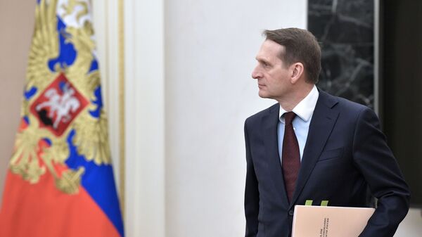 Giám đốc Cơ quan Tình báo Đối ngoại Nga Sergei Naryshkin. - Sputnik Việt Nam