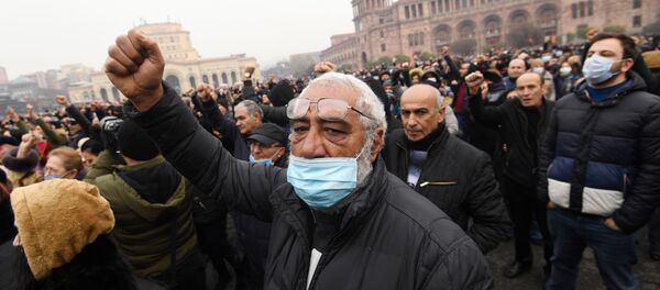 Tập hợp yêu cầu Thủ tướng Armenia Pashinyan từ chức - Sputnik Việt Nam