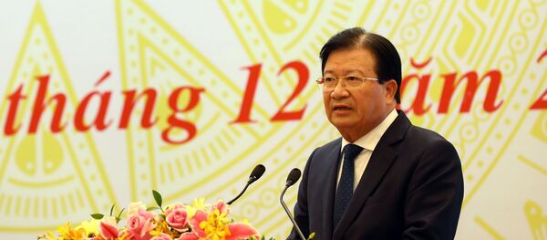 Phó Thủ tướng Trịnh Đình Dũng phát biểu chỉ đạo. Phó Thủ tướng Trịnh Đình Dũng phát biểu chỉ đạo. - Sputnik Việt Nam