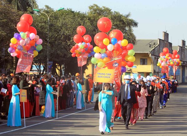 Cảng Hải Phòng đón mã hàng đầu tiên của năm 2021 - Sputnik Việt Nam