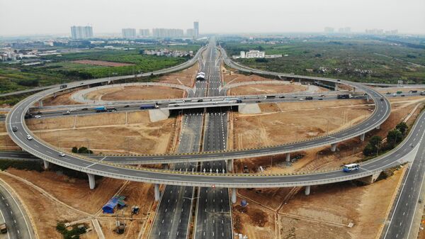 Khánh thành nút giao Vành đai 3 với cao tốc Hà Nội – Hải Phòng Khánh thành nút giao Vành đai 3 với cao tốc Hà Nội – Hải Phòng - Sputnik Việt Nam