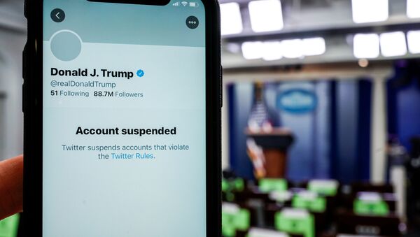 Tài khoản Twitter của Donald Trump bị chặn - Sputnik Việt Nam