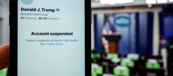Tài khoản Twitter của Donald Trump bị chặn - Sputnik Việt Nam