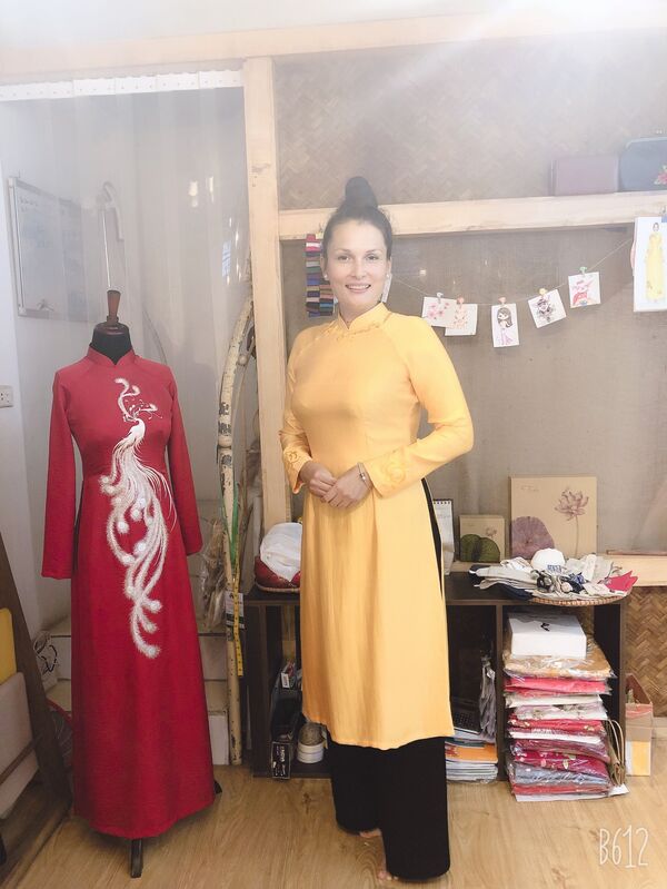 Người may Áo dài Trạch Xá giữa đất Hà Thành Người may Áo dài Trạch Xá giữa đất Hà Thành - Sputnik Việt Nam