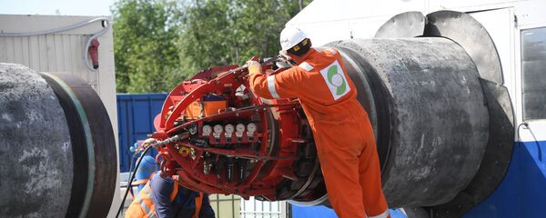 Việc xây dựng đường ống dẫn khí đốt Dòng chảy phương Bắc-2 - Sputnik Việt Nam